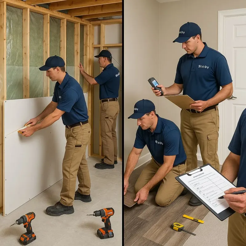 Repairs and Reconstruction process in Roessleville, NY